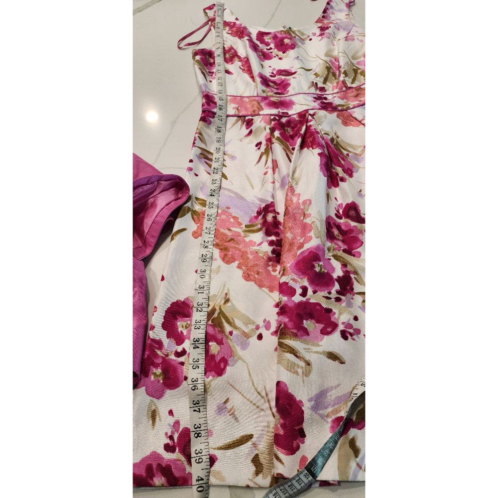 Y2K Studio I 2-Pc Floral Dress & Pink Bolero Shrug Jacket Set Size 12 - Picture 8 of 14